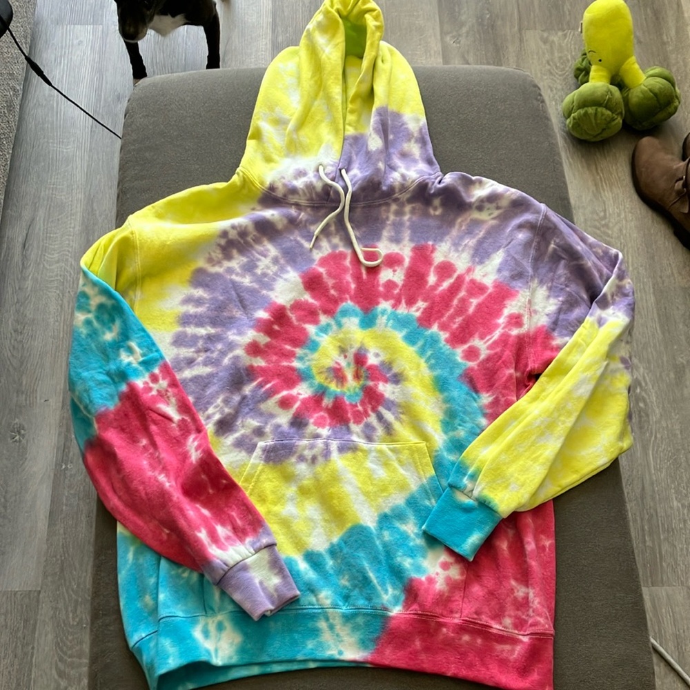 New Colorful Tie-Dye Hoodie